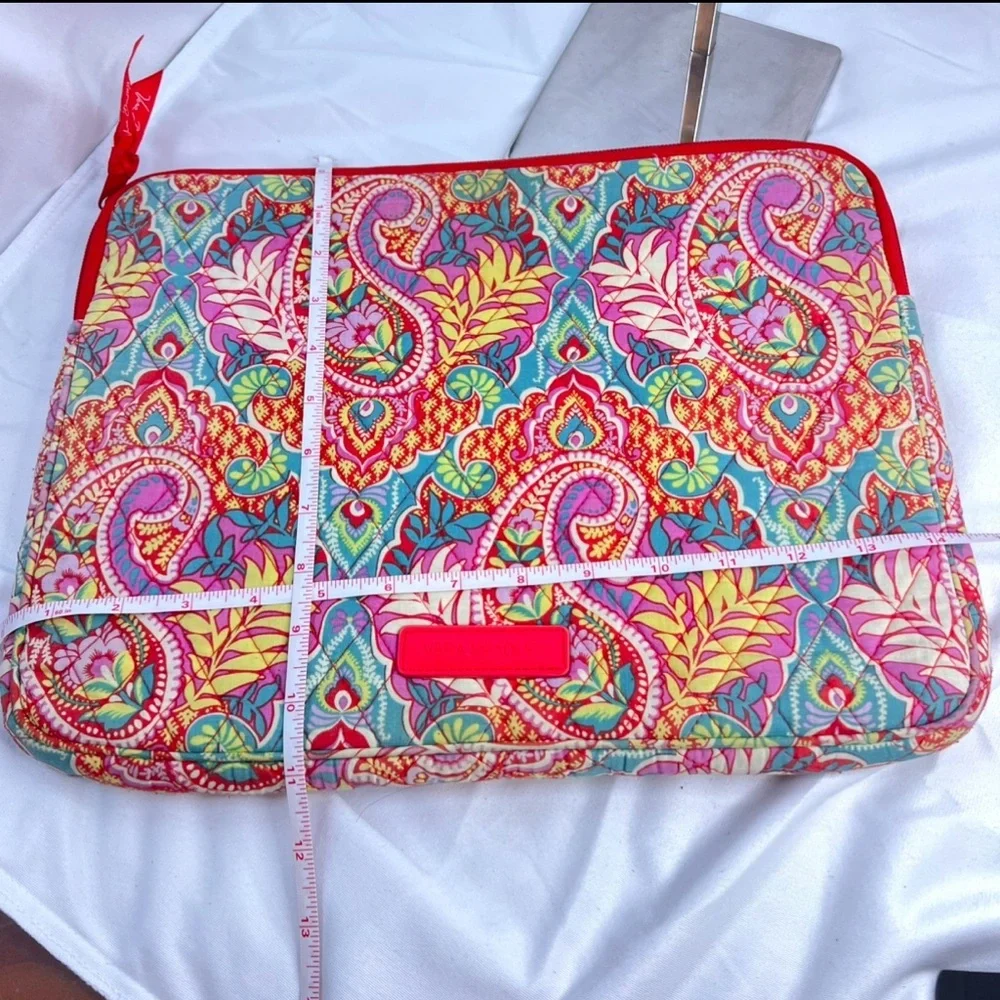 Vera Bradley Paisley In Paradise Large Quilted Laptop Case